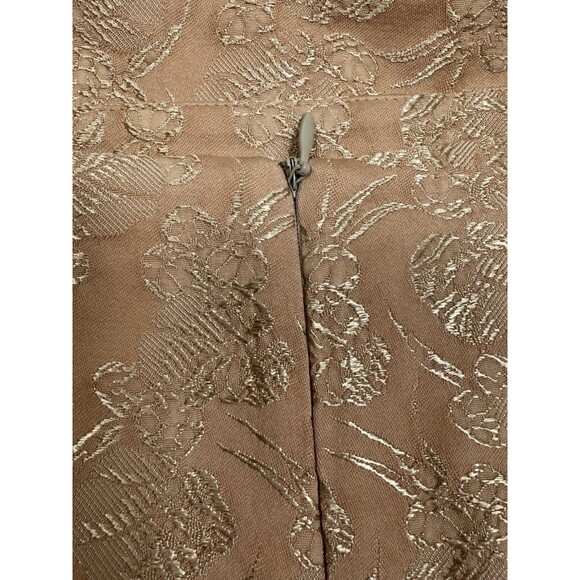 Vtg Jean Paul Gaultier Rose Gold Jacquard Skirt Size 8 us from early 2000s rare - Picture 11 of 16